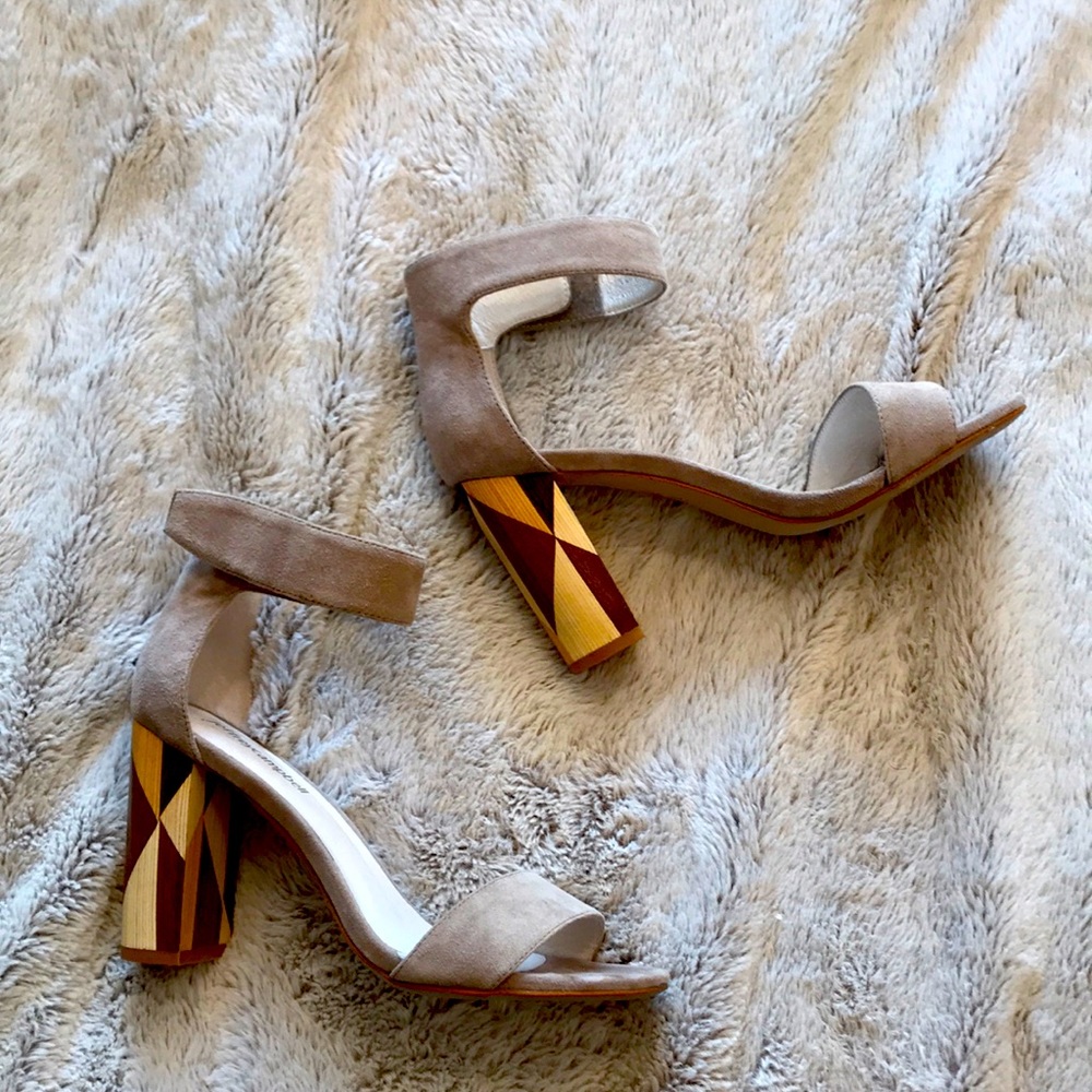Jeffrey Campbell Lindsay Sandal with Wood Heel